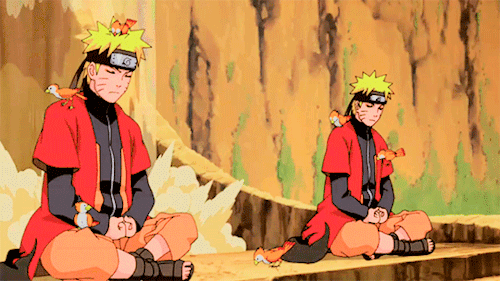 Naruto Meditating